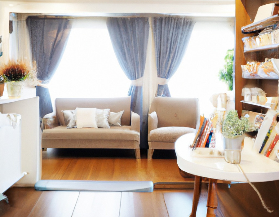 Bright, freshly cleaned living room in a New York City home